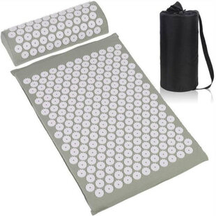 Tapis d'acupuncture avec coussin - pour un soulagement efficace de la douleur