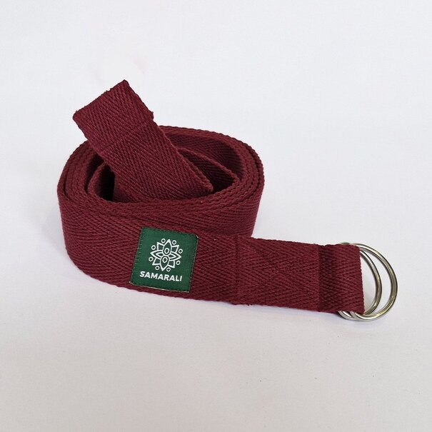 Yoga belt made of organic cotton