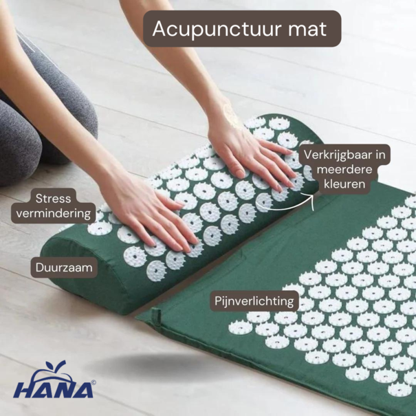 Tapis d'acupuncture avec oreiller + masque de sommeil lesté GRATUIT