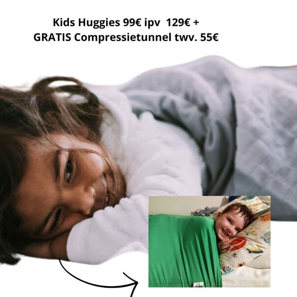 Kids Huggies 100 x 150 cm + FREE compression tunnel