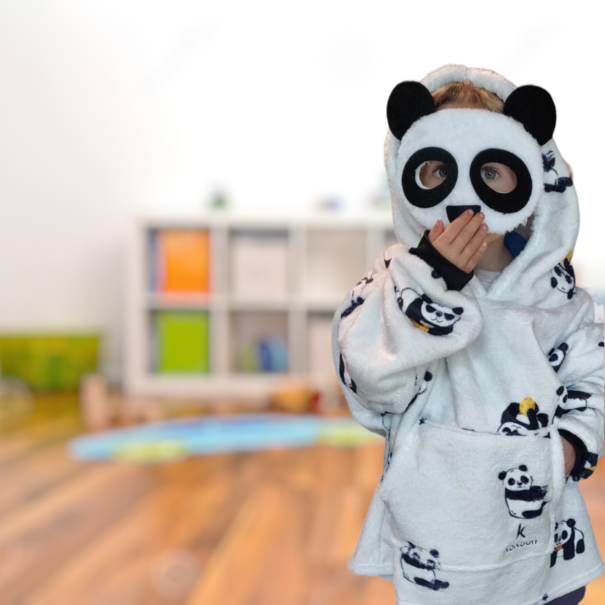 Sweatshirt d'hiver douillet Panda Kids