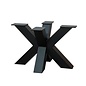 DUBBELE- X SALONTAFEL