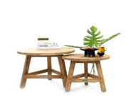 Teakhouten bijzettafels