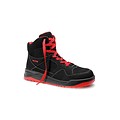 Elten werkschoenen Maverick black red mid esd S3