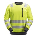 Snickers Workwear AllroundWork, High-Vis Sweatshirt Klasse 2-3