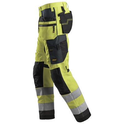 Snickers Workwear AllroundWork, HV Werkbroek+  met Holsterzakken, kl 2