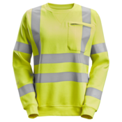 Snickers Workwear ProtecWork, Dames Sweatshirt, High-Vis Klasse 3/2