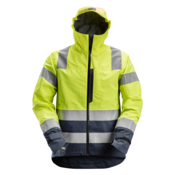 Snickers Workwear AllroundWork, High-Vis Waterproof Shell Jack Klasse 3