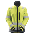 Snickers Workwear AllroundWork, High-Vis Softshell Damesjack Klasse 2/3