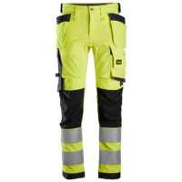 Snickers Workwear Allround, High-Vis Stretch Werkbroek met holsterzakken KL2