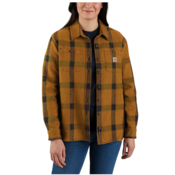 Carhartt Werkkleding Loose Fit heavyweight twill long sleeve plaid shirt