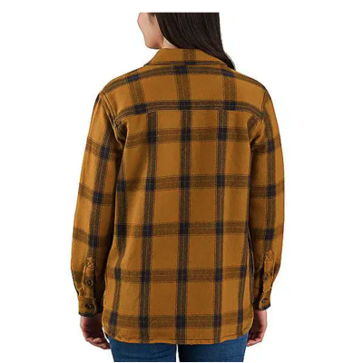 Carhartt Werkkleding Loose Fit heavyweight twill long sleeve plaid shirt