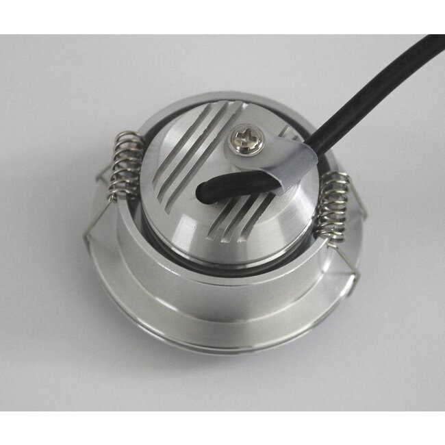 R&M Line Downlight IP65 Cyprus alu round 3watt 2700K 220Lm LED