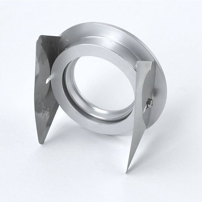 R&M Line Inbouwspot FIX blade rond GU10 230v aluminium-mat