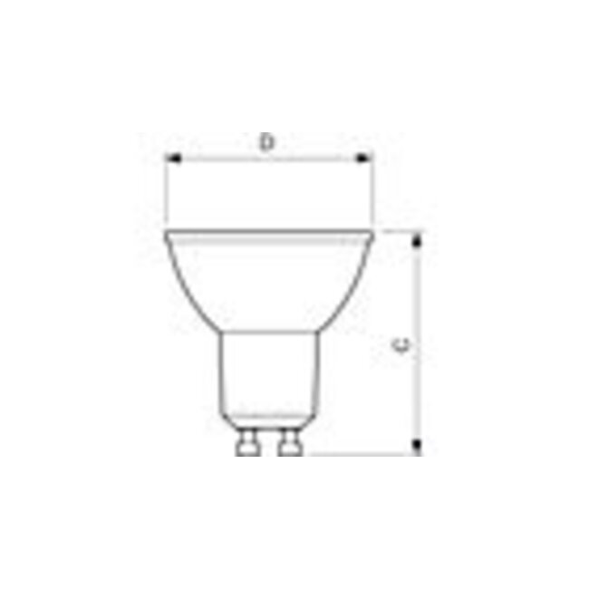 Philips CorePro LEDspot 4-50W GU10 827 36D DIMABLE