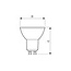 Philips CorePro LEDspot 4-50W GU10 827 36D DIMBAAR