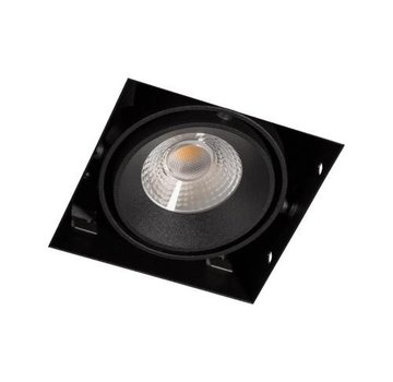 R&M Line Square Trimless LED downlight black