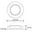 R&M Line Cabinet light 12v 20w halogen satin-nickel