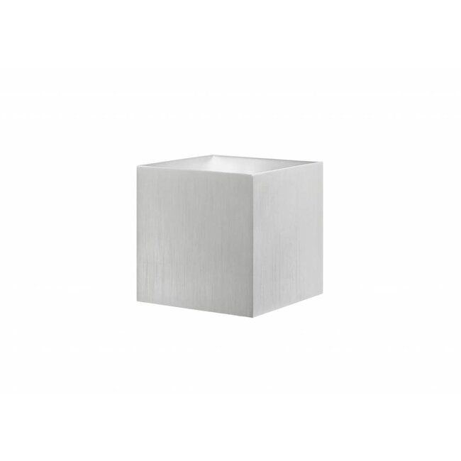 R&M Line Wandlamp Square aluminium-mat G9 230v