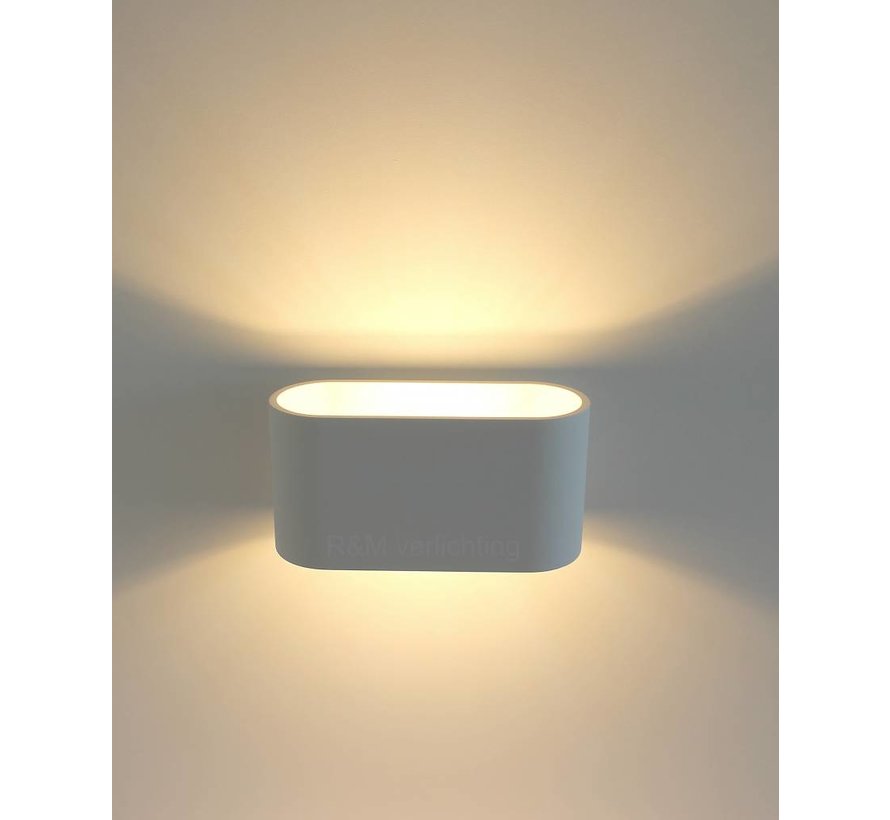 Wall lamp Oval white G9 230v