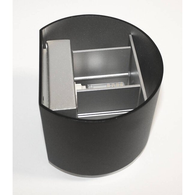 R&M Line Wall lamp Round black G9 230v