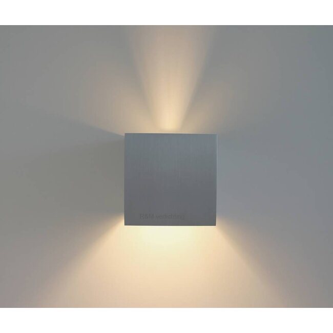 R&M Line Wall lamp Square aluminium G9 230v