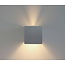 R&M Line Wandlamp Square aluminium-mat G9 230v