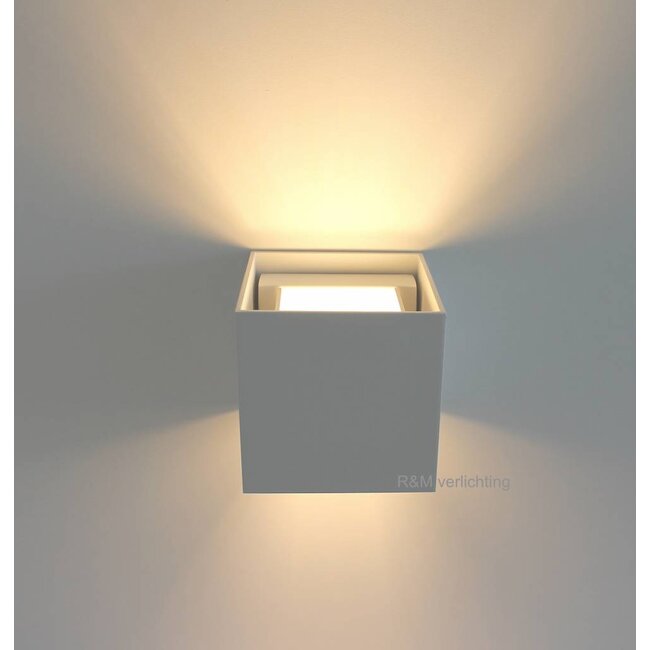 R&M Line Wandlamp Square wit G9 230v