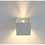 R&M Line Wandlamp Square aluminium-mat G9 230v