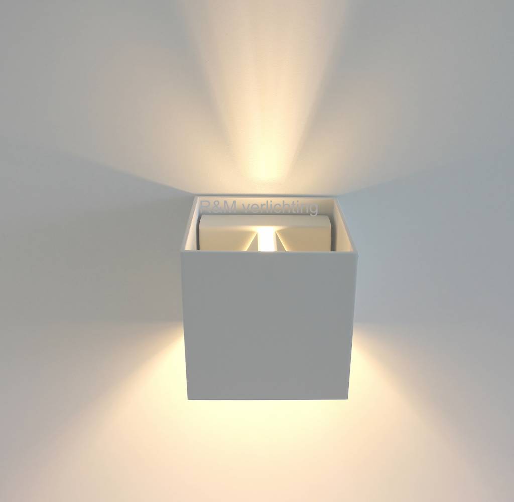 Octrooi Alvast Plunderen LED Wandlamp square aluminium-mat G9 230v - R&M Verlichting