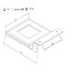 R&M Line LED kast opbouwspot 2.2w 12v DC 2700k warm wit