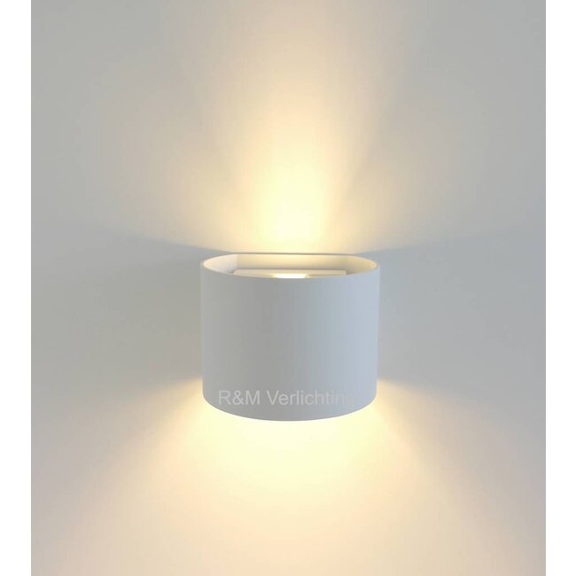 R&M Line Wall lamp Round white G9 230v