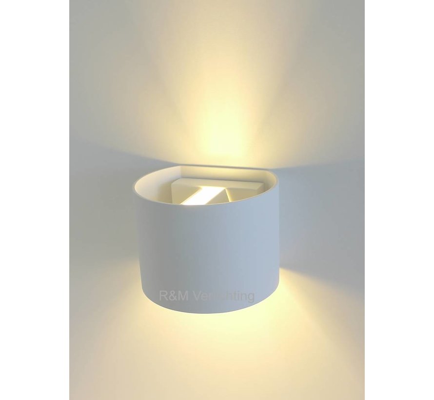 Wall lamp Round white G9 230v