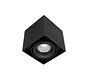 LED opbouw armatuur Caja zwart 1x9w 2700K Dimbaar