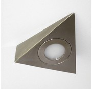 R&M Line Kastverlichting LED driehoek opbouwspot RVS look
