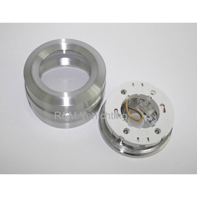 R&M Line LED badkamer opbouw armatuur IP65 gx53 230v aluminium-mat