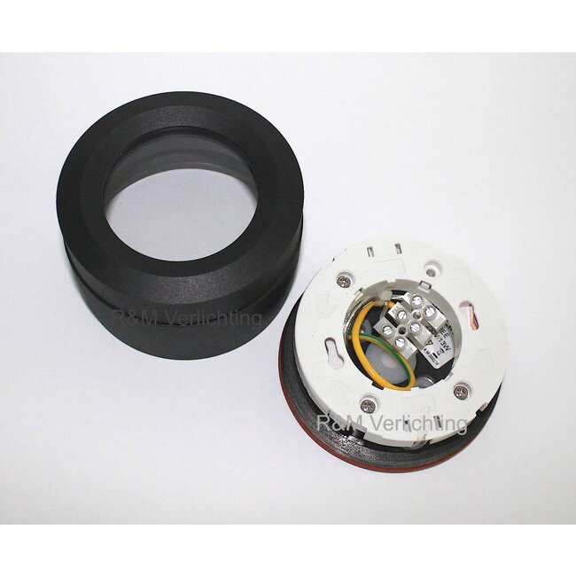 R&M Line LED Bathroom downlight IP65 GX53 230v BLACK