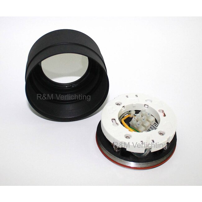 R&M Line LED Bathroom downlight IP65 GX53 230v BLACK