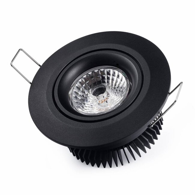 R&M Line Recessed downlight black LED 13 watt warm white 2700k