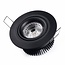 R&M Line Recessed downlight black LED 13 watt warm white 2700k