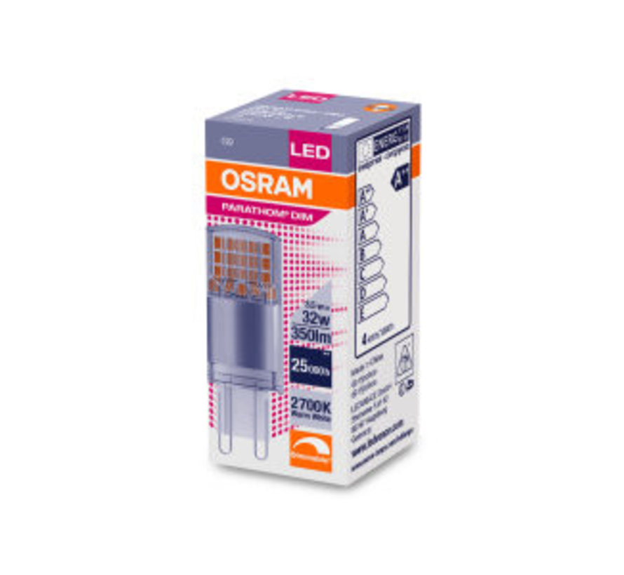 G9 LED Parathom DIM 4W=40W Warm white 2700k