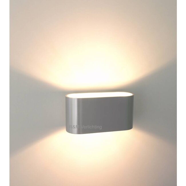 R&M Line Wall lamp Oval aluminium G9 230v