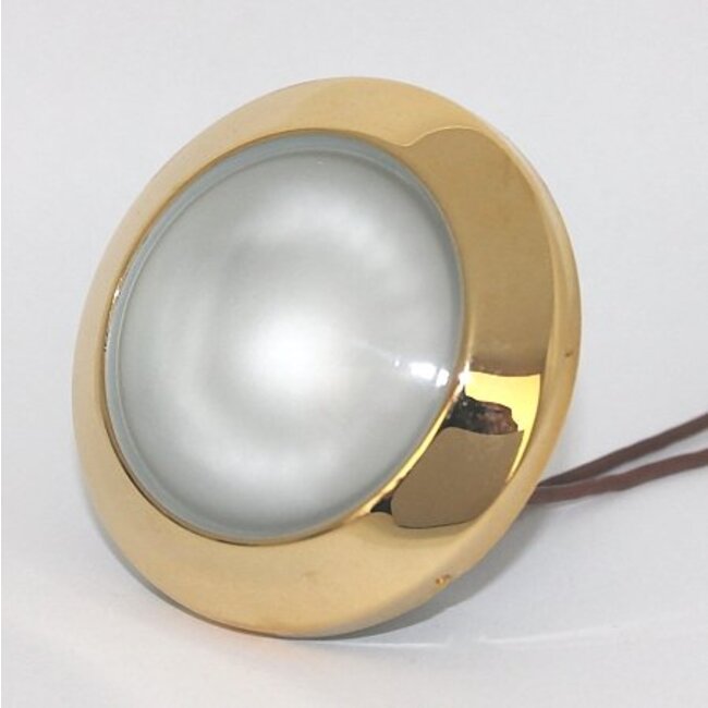 R&M Line Cabinet downlight  Dome gold 12v  G4 14w eco halogen