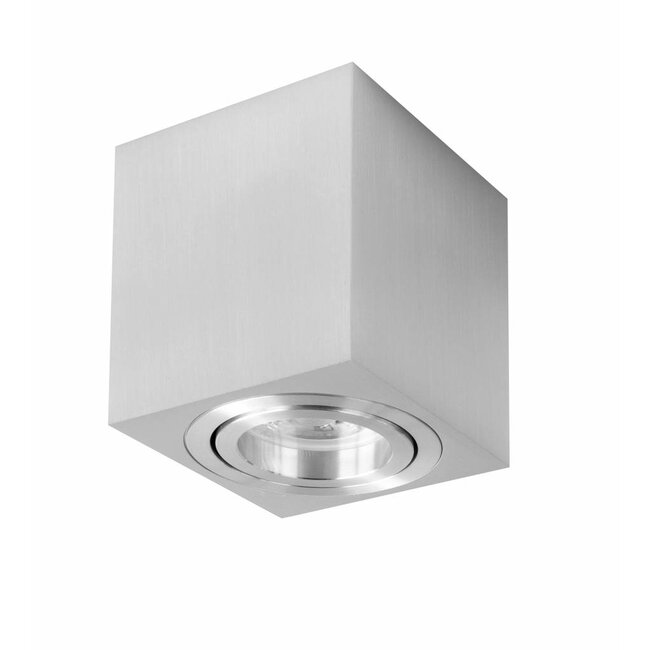 R&M Line Opbouwspot Rebel GU10 vierkant aluminium