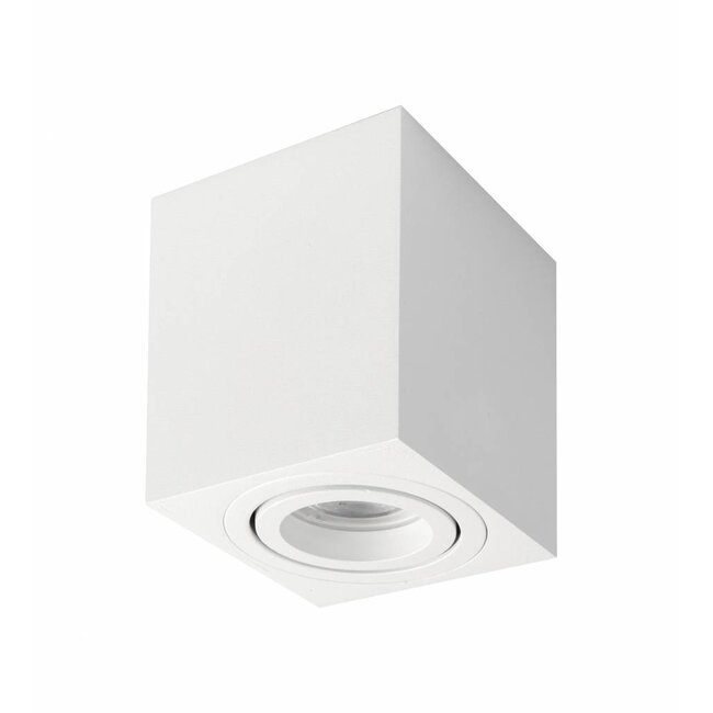 R&M Line Surface-mounted spot square Rebel gu10 white