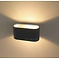 R&M Line Wall lamp Oval black G9 230v