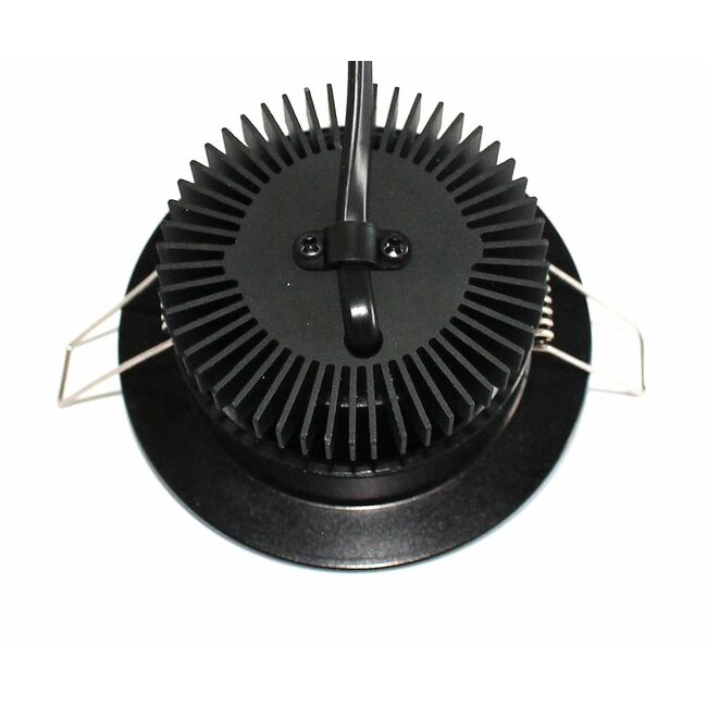 R&M Line LED inbouwspot zwart 13 watt warm wit 2700k