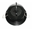 R&M Line Recessed downlight black LED 13 watt warm white 2700k