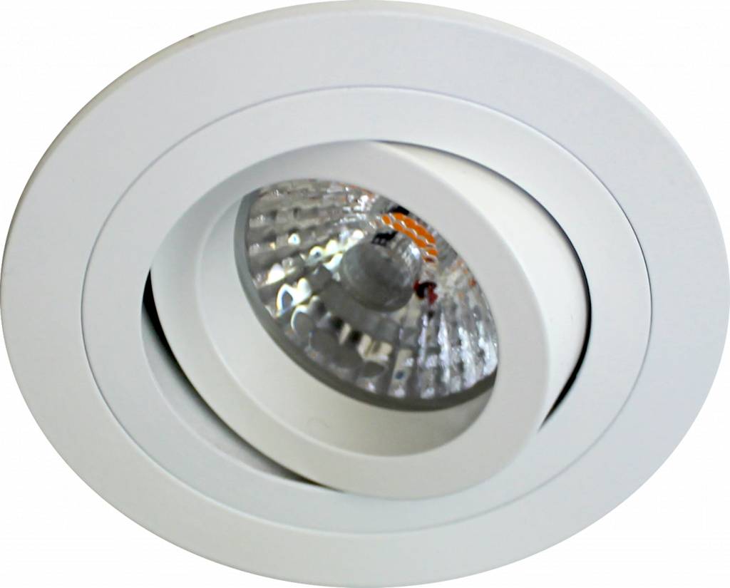 LED wit 8 watt IP65 dimbaar WARM 2700K R&M Verlichting