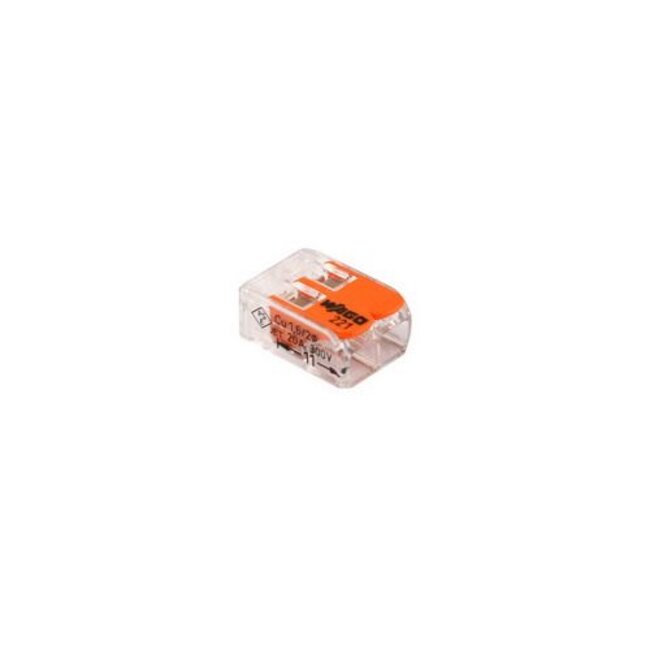 Wago 10X Quick Connector (0.1 to 4 mm) smooth and fixed cord / cable